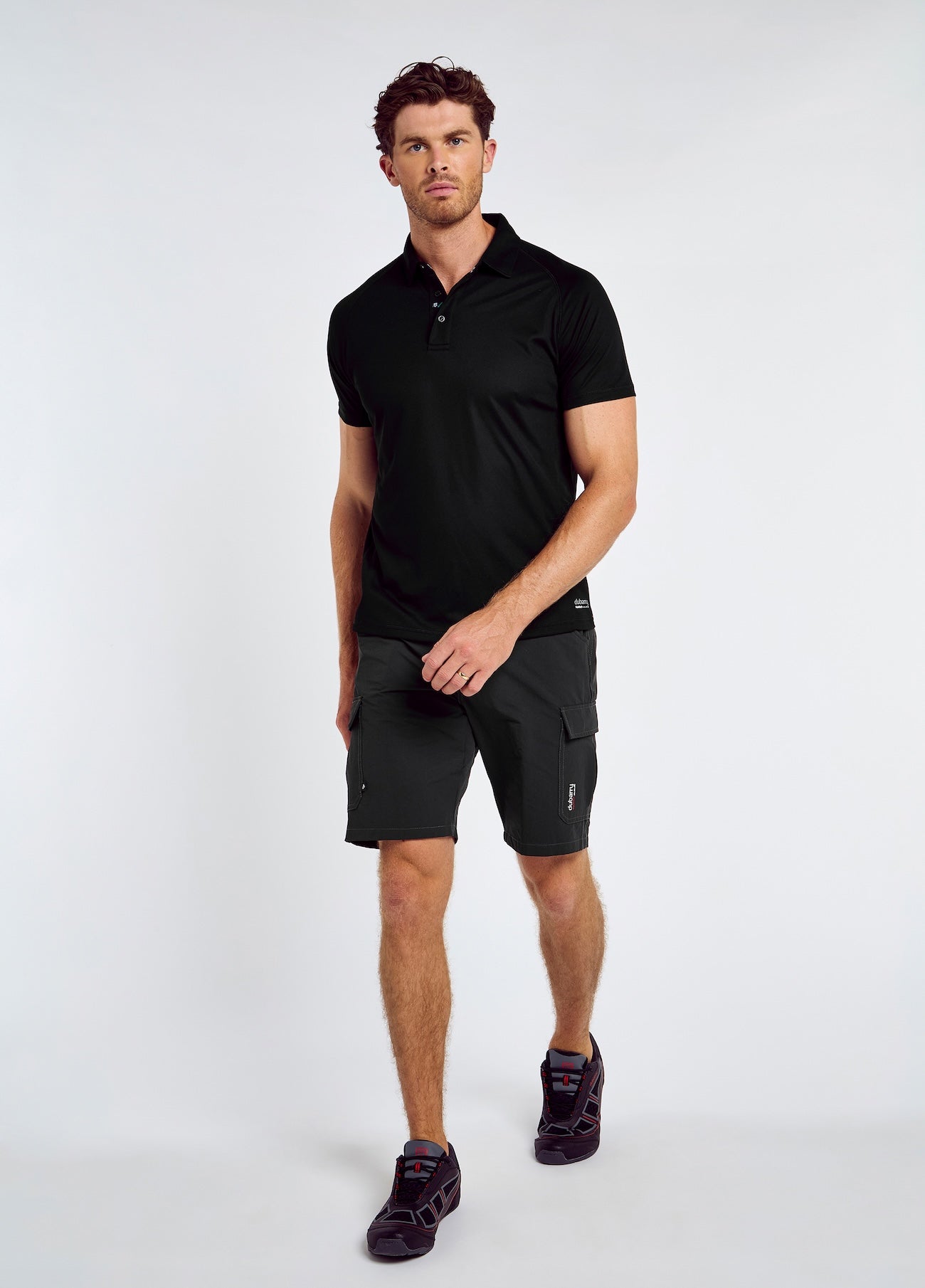 Menton Men's Technical Polo - Black