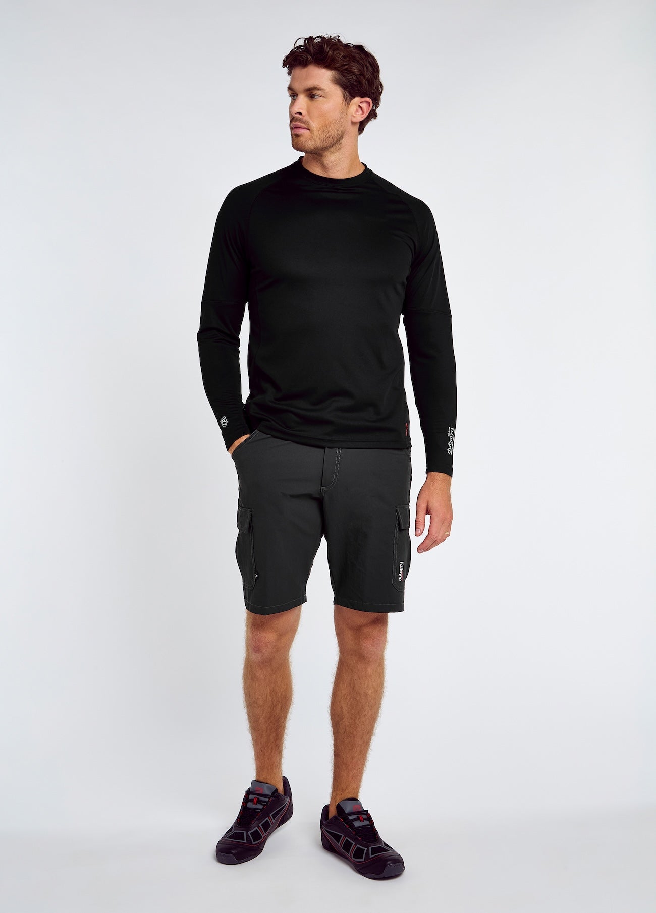 Ancona Men's Long-sleeved Tee - Black