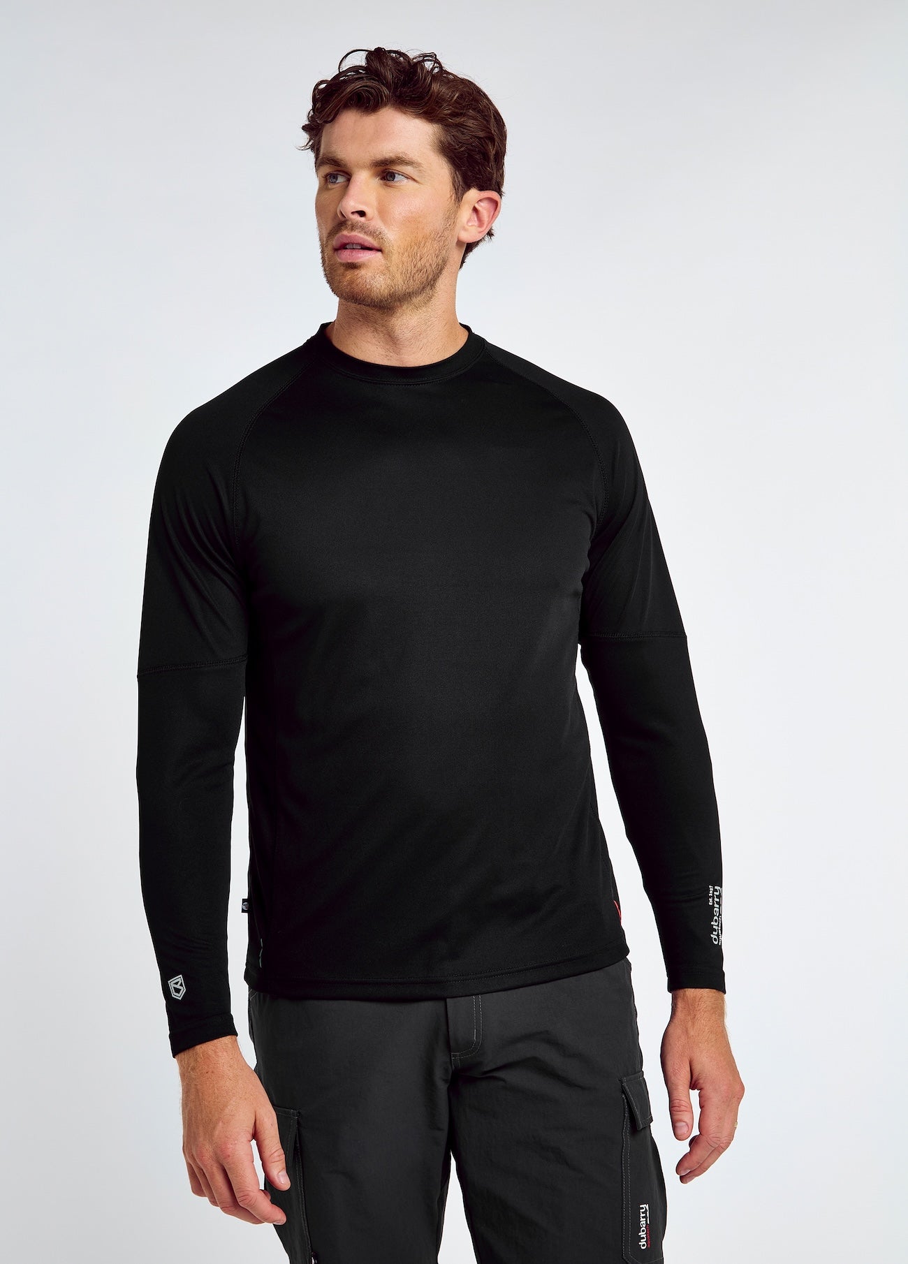 Ancona Men's Long-sleeved Tee - Black