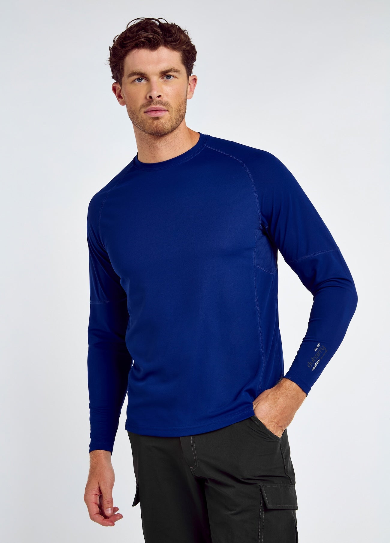 Ancona Men's Long-sleeved Tee - Ultra Marine