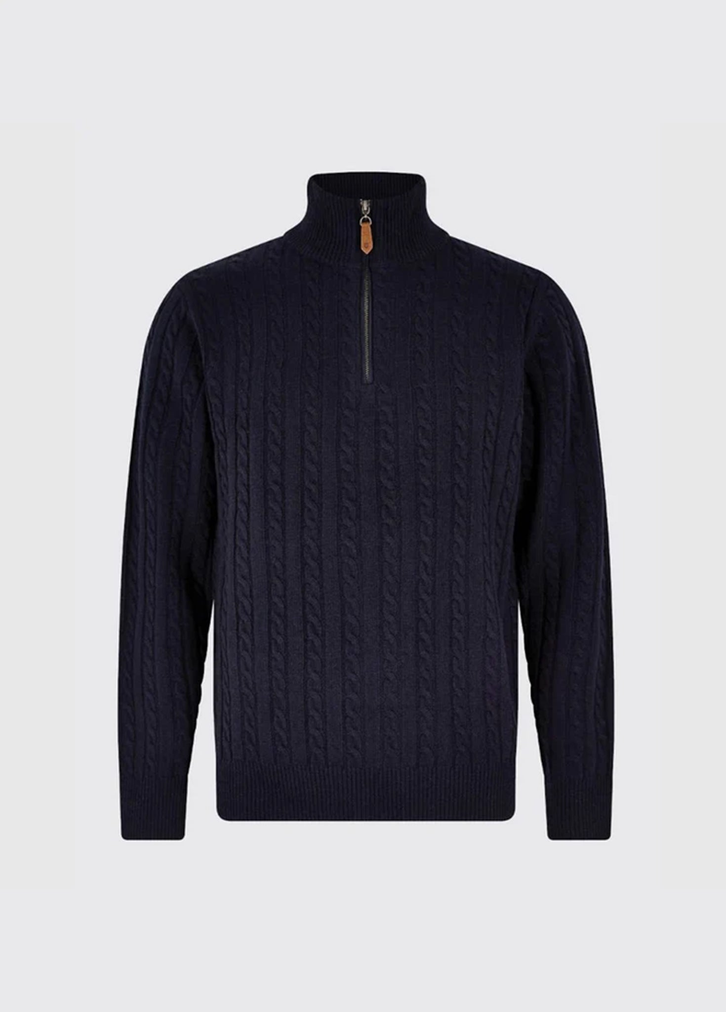 Cronin Zip Neck Sweater - Navy