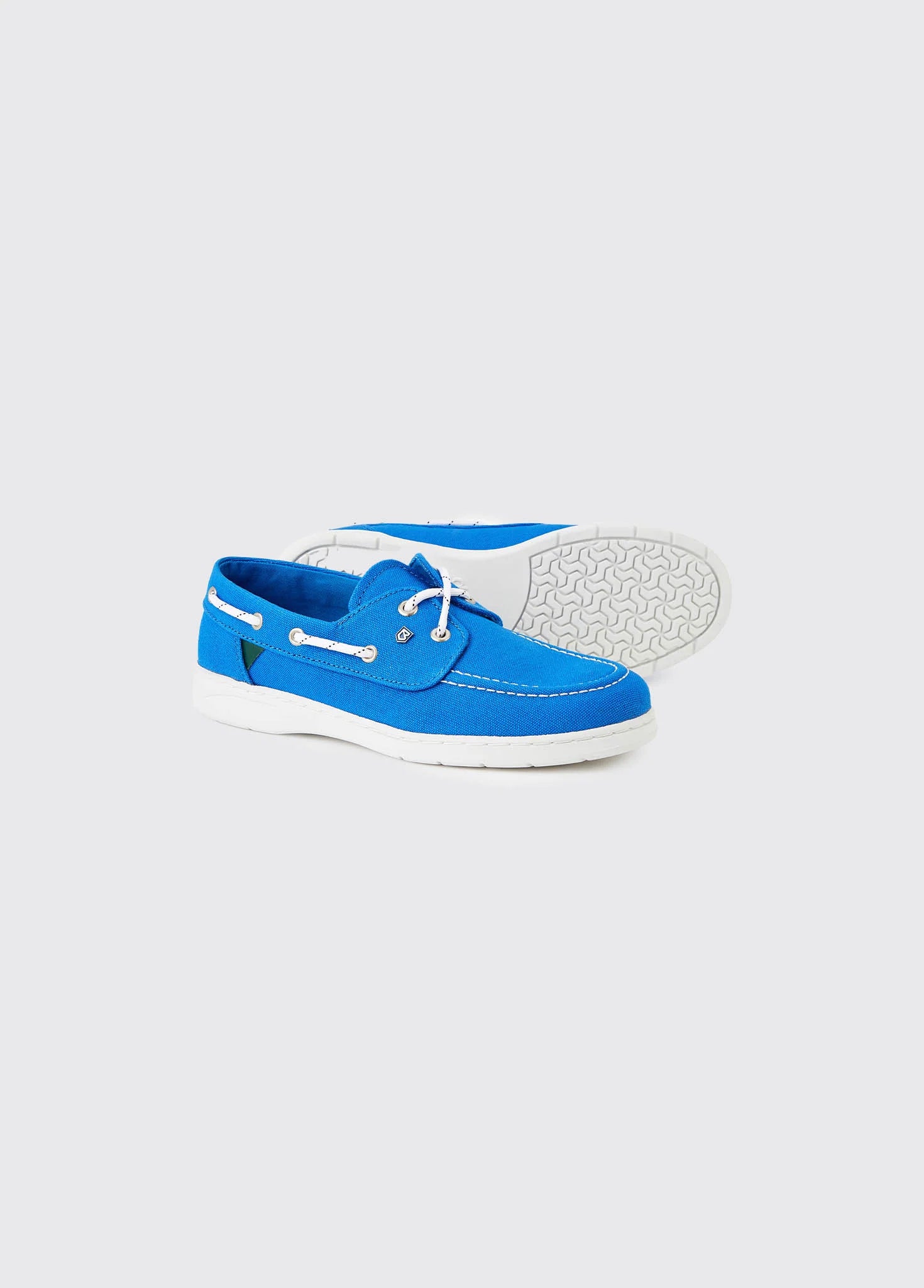 Biarritz Canvas Deck Shoe - Blue Mist