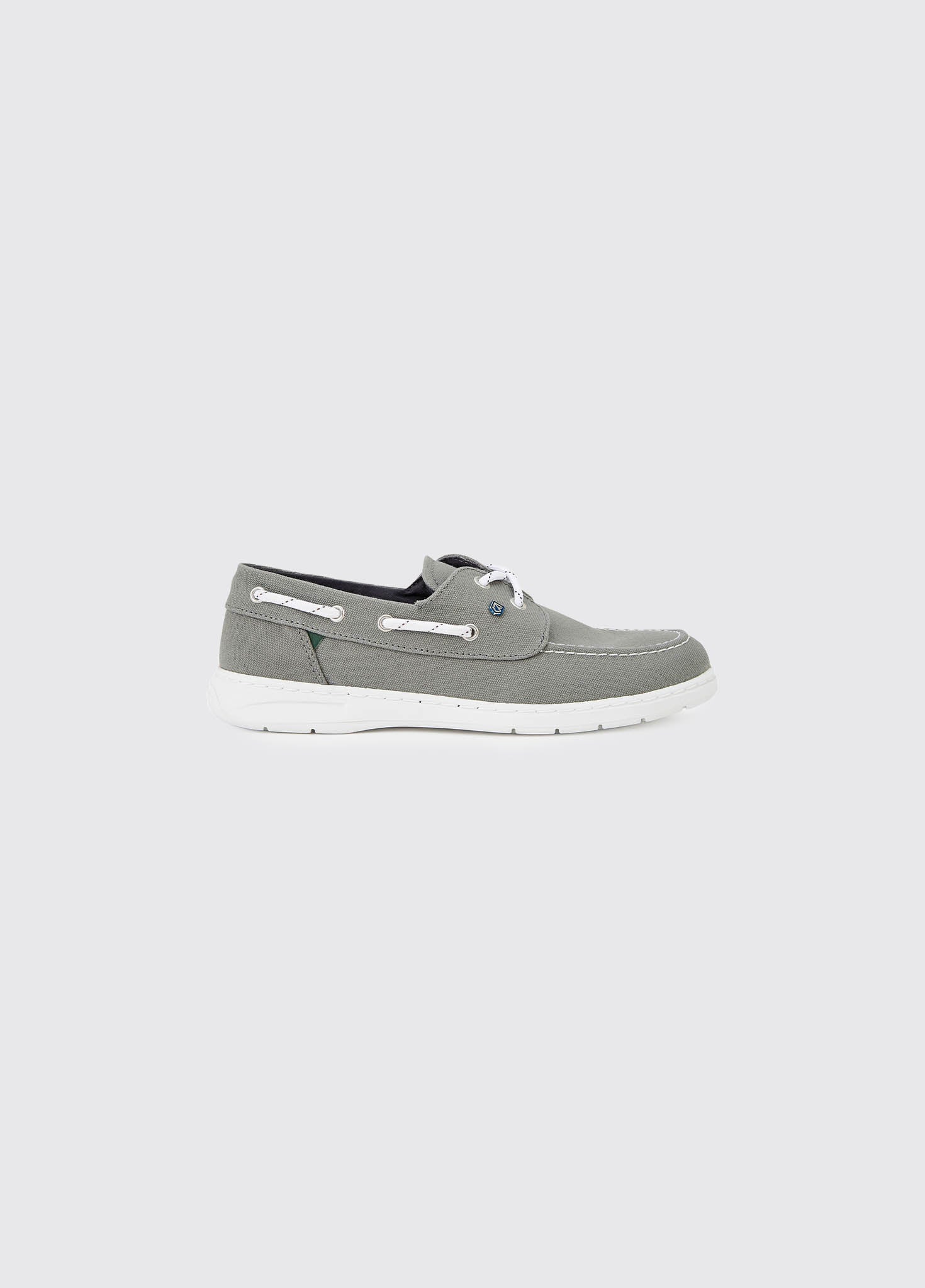 Biarritz Canvas Deck Shoe - Khaki