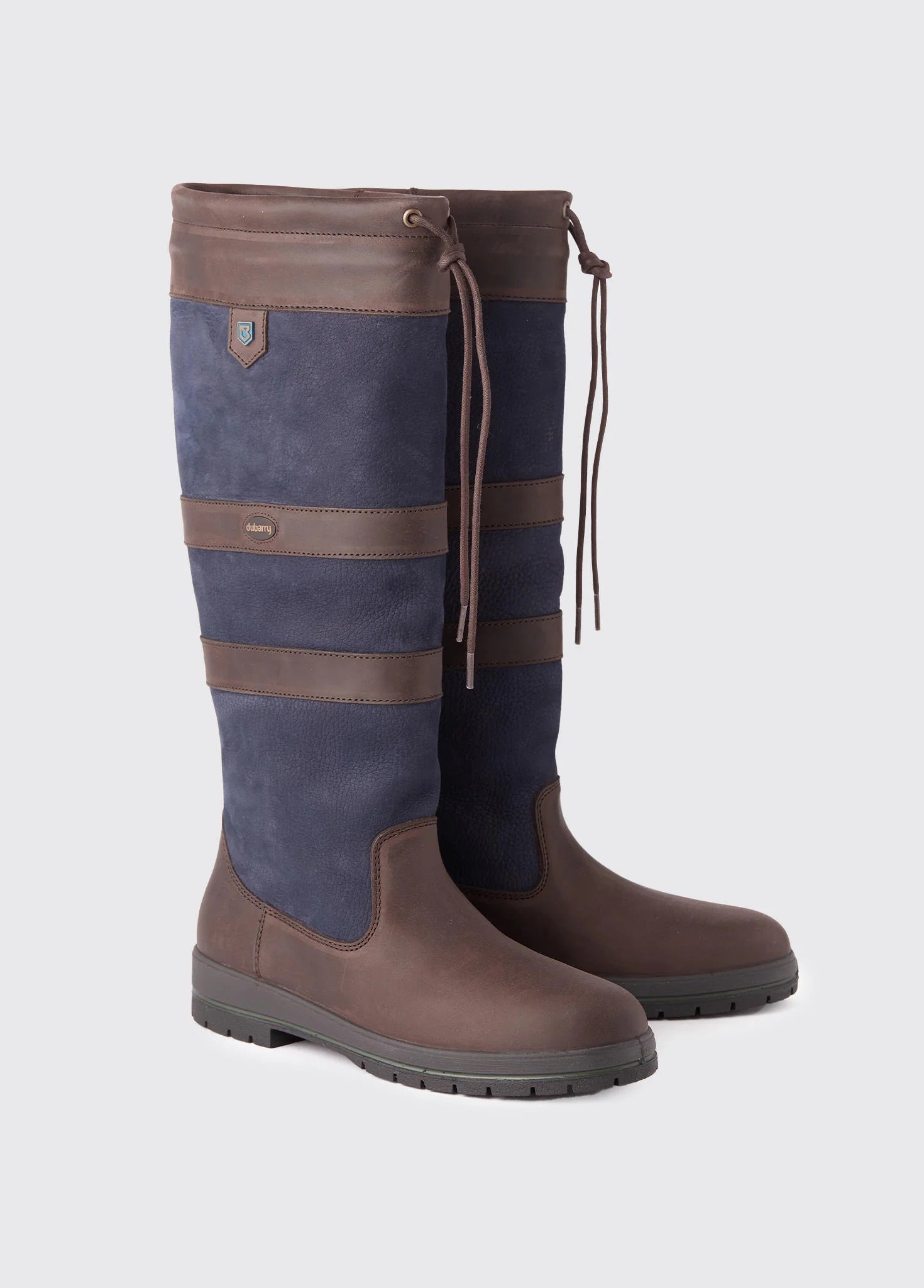 Galway Country Boot - Navy/Brown