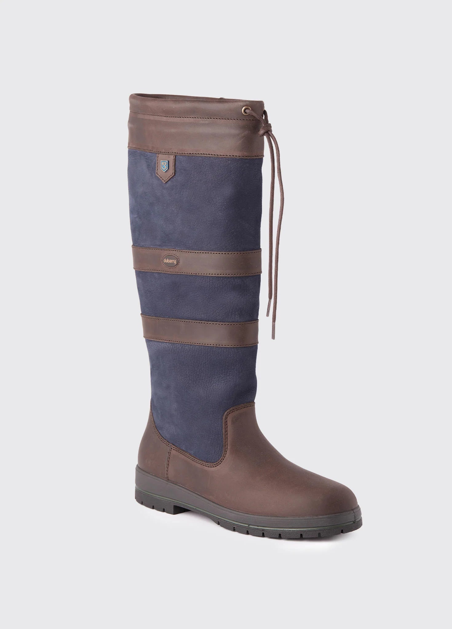 Galway Country Boot - Navy/Brown