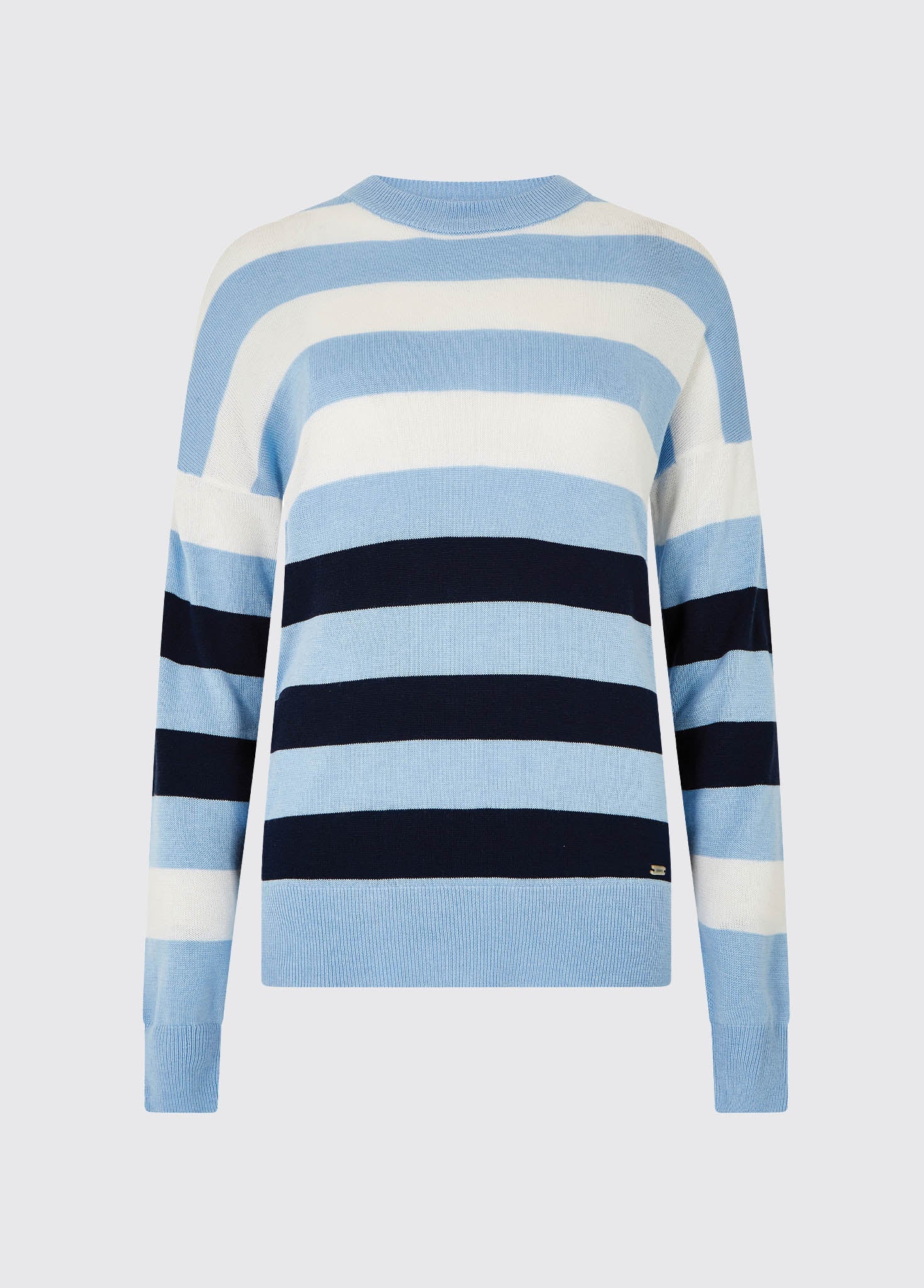 Aranmore Crew Neck Sweater - Light Sky