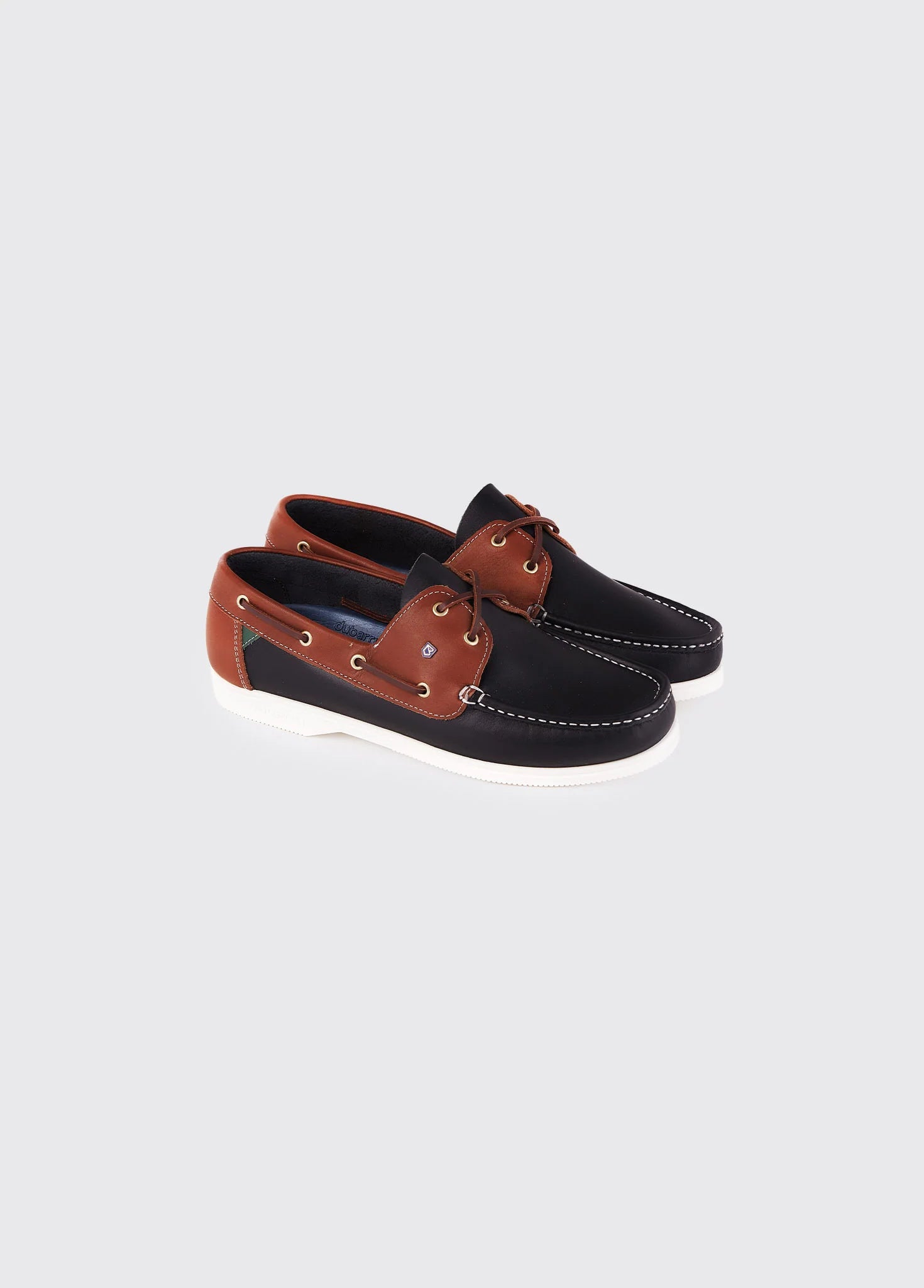 Admirals Deck Shoe - Navy/Brown