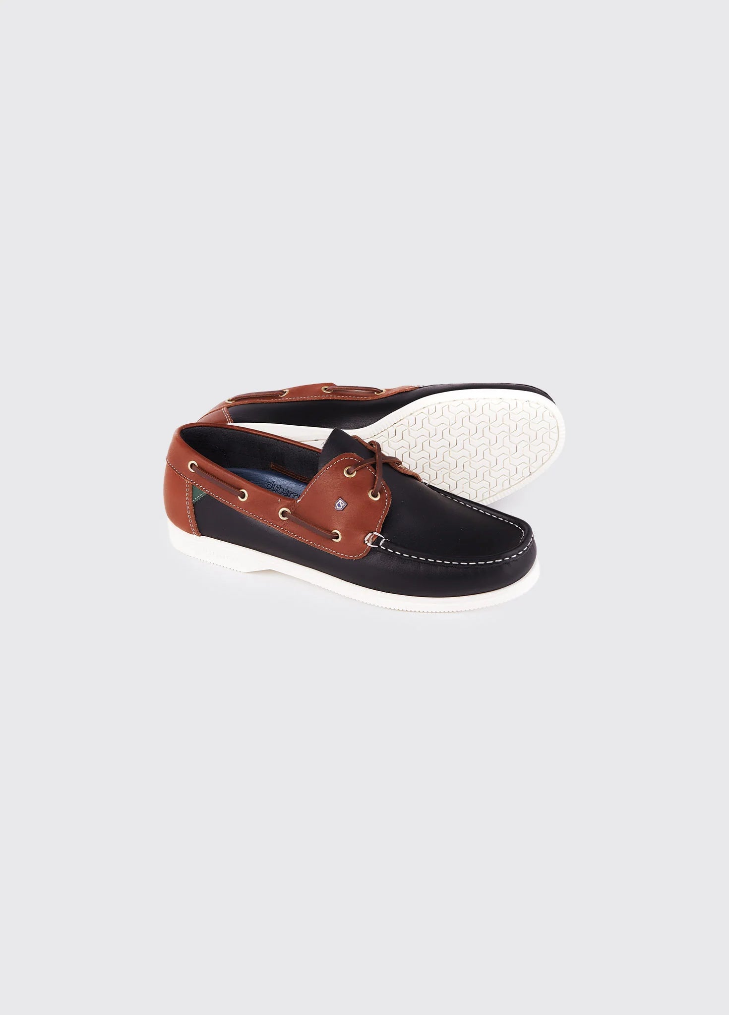 Admirals Deck Shoe - Navy/Brown