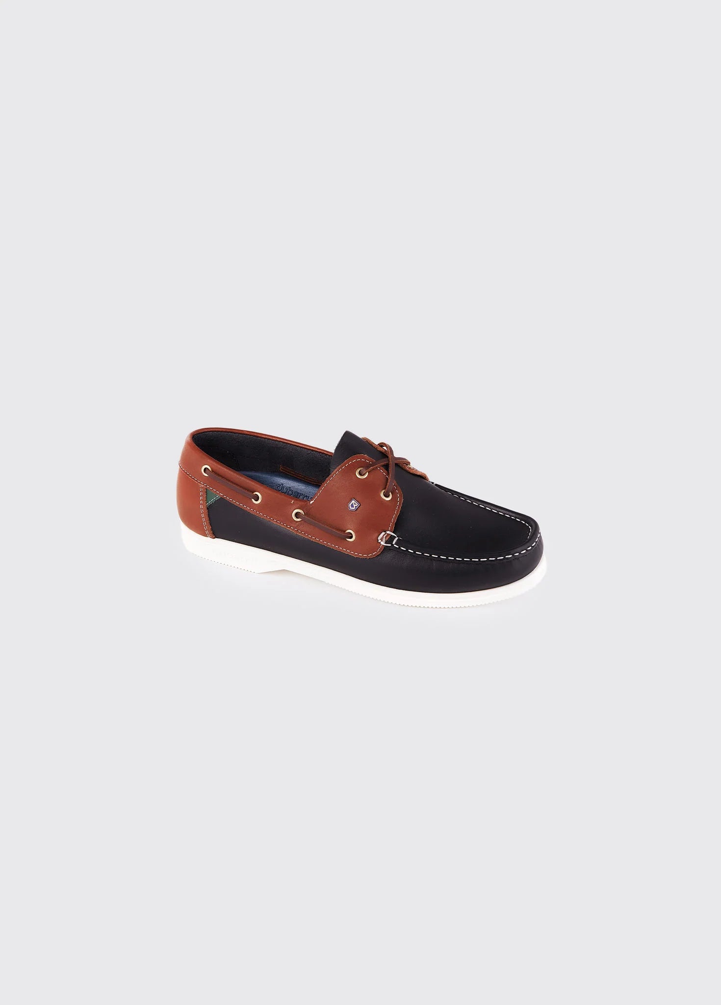 Admirals Deck Shoe - Navy/Brown