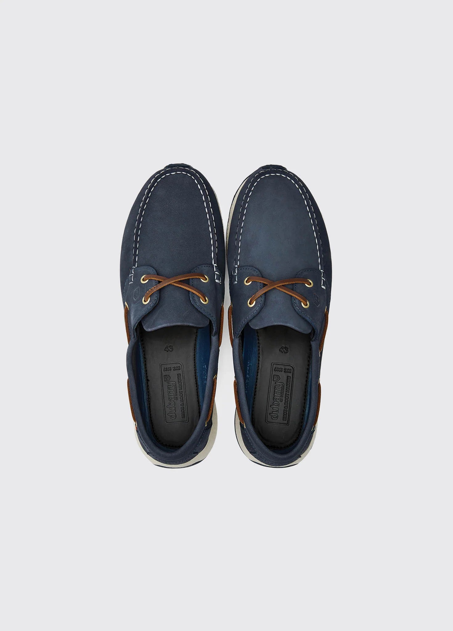 Dungarvan Mens Lightweight Deck Shoe - Denim