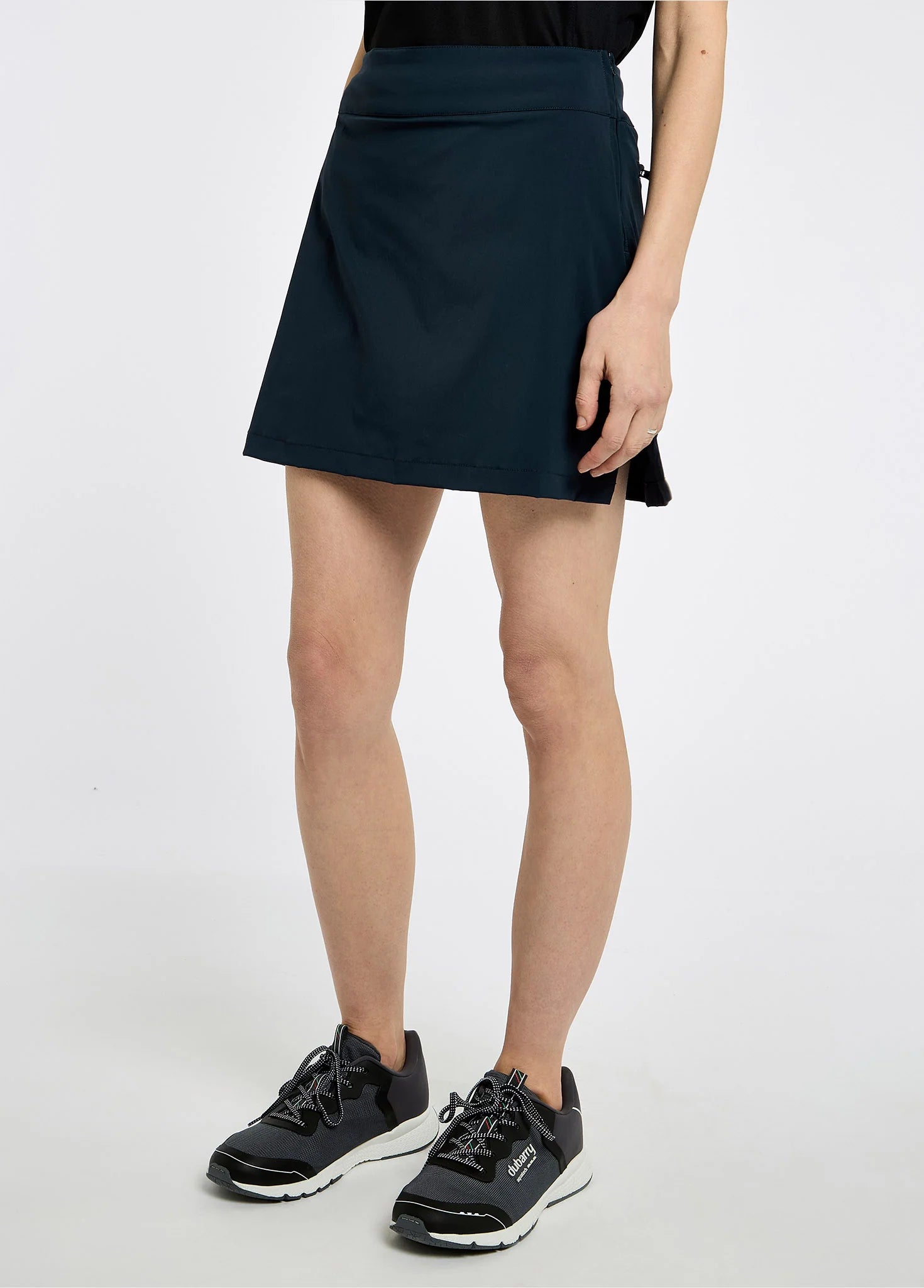 Parga Women's Skort With Side Split - Navy