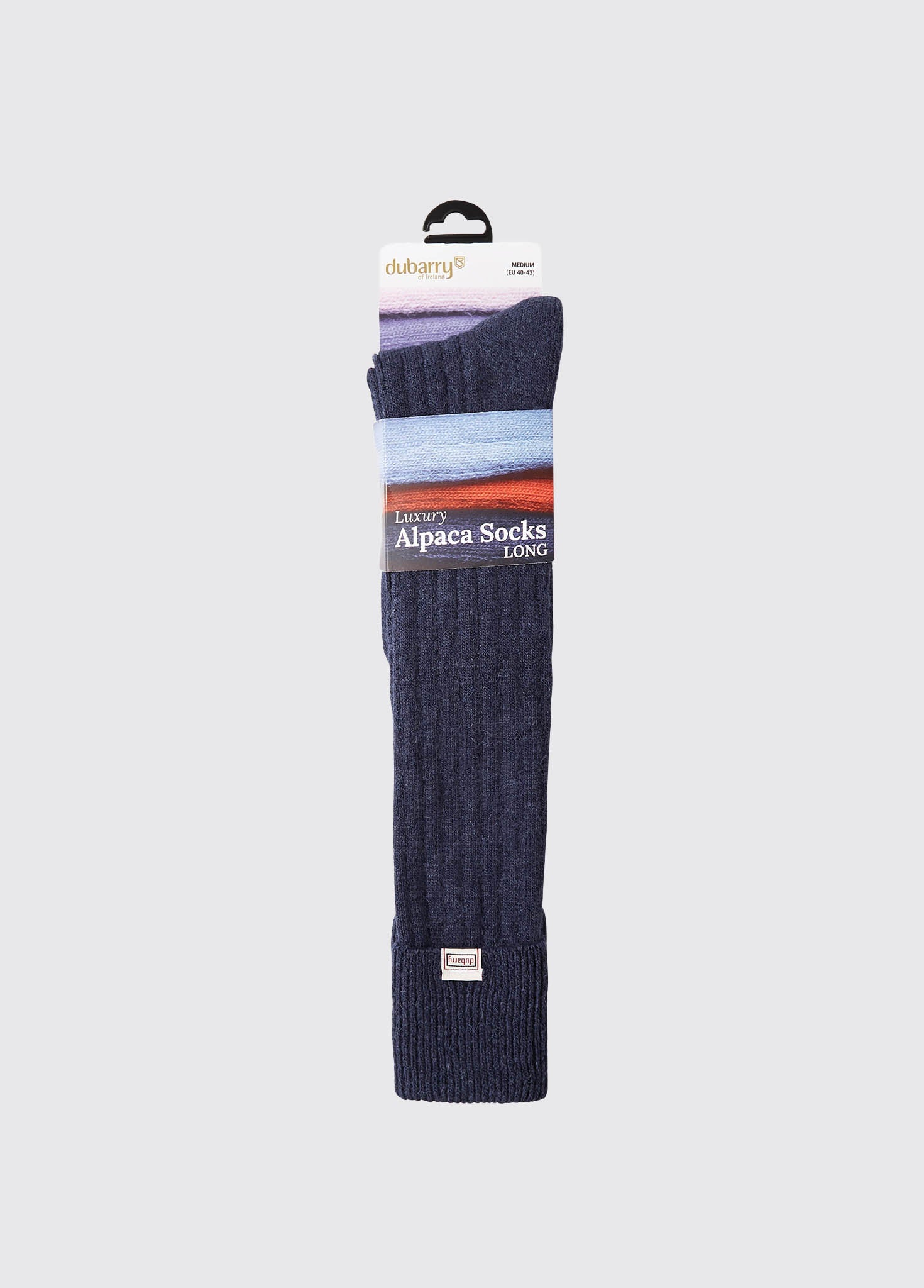 Alpaca Socks - Navy